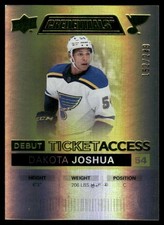 2021-22 Upper Deck Credentials #88 Dakota Joshua Yellow #/249