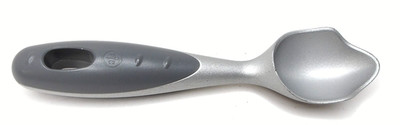 Pampered Chef Ice Cream Scoop, Aluminum w/ Non-Stick, Gray, 7.5 in #100264