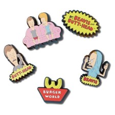 Crocs Jibbitz 5-Pack Icons Beavis and Butthead Shoe Charms Jibbitz for Crocs