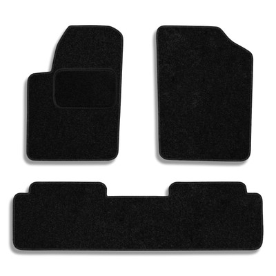 4-teiliges Velours Fußmatten Set für Citroen Berlingo 1 1996 - 2009