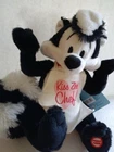 Hallmark Pepe Le Pew KISS ZE CHEF Talking Plush