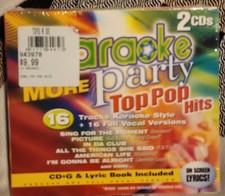 Karaoke Party: More Top Pop Hits by Karaoke CD, Jun-2003, 2 Discs, Madacy Dist  
