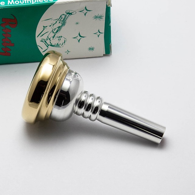 Rudy Muck 24K Gold Rim & Cup Trombone Mouthpiece, 26 Standard Small