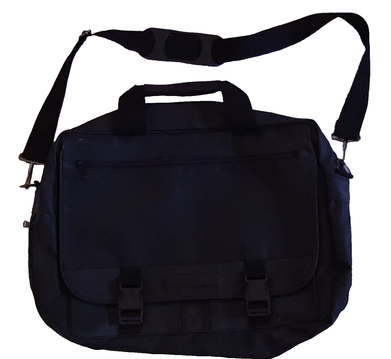 Renwick Laptop Computer Bag Soft Black Leather Briefcase Attache Portfolio