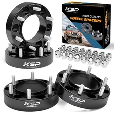 6x5.5 Hub Centric Wheel Spacers 1.5" for Tacoma/4Runner, 4-Pack w/Lugs