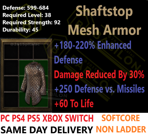 LOW LV UNIQ ITEMS NON LADDER ✅PC PS4 PS5 XBOX SWITCH✅ DIABLO 2 RESURRECTED D2R - Picture 16 of 167