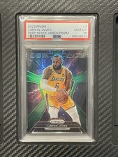 2023 PSA 10 LeBron James #7 Deep Space Green Prizm 2023-2024 Panini Prizm NBA