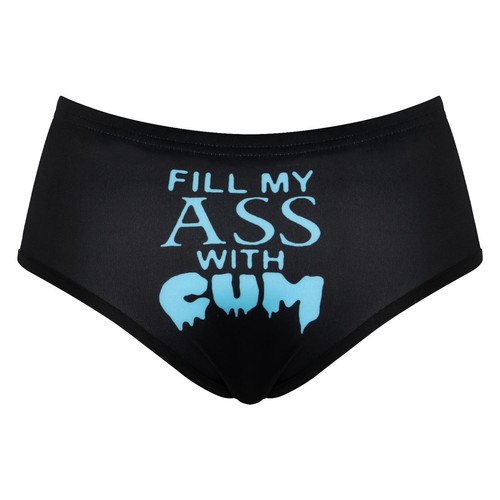 Womens Letter Print Bikini Briefs Knickers Cheeky Panties Boy Shorts Underwear - Picture 37 of 60