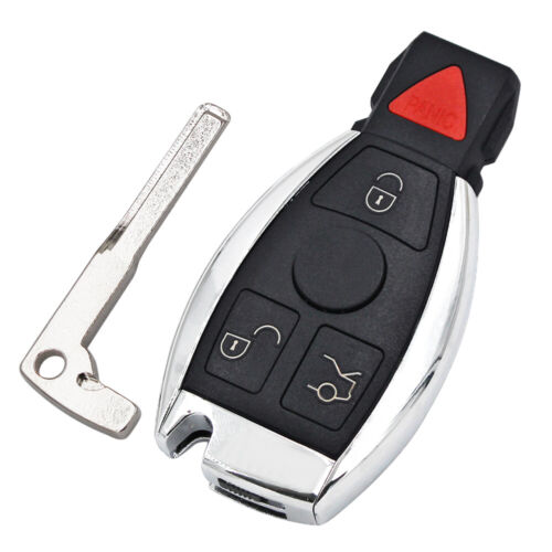 3 4 Button Remote Key Case Shell For Mercedes Benz B C E S M CLK CLS GLK BGA AMG - Foto 2 di 18