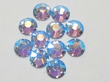 16ss LT. SAPPHIRE AB viva FLATBACK PRECIOSA Rhinestones. 1gr.