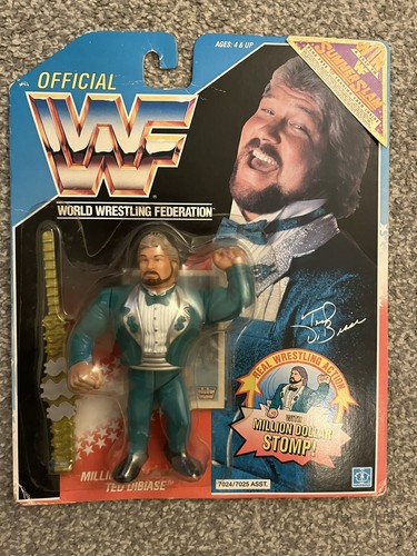 WWE WWF Hasbro Million Dollar Man series 2 MOC Wre...