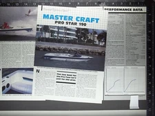 1988 4) pg Performance Report FEATURE on Master Craft Pro Star 19 190 power boat