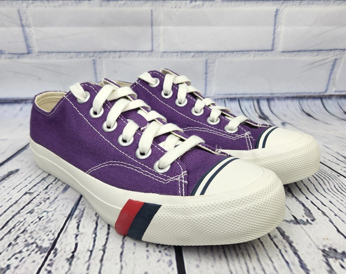 Pro Keds Royal Lo Classic Canvas Shoes Purple Men s Size 5.5 PK61454