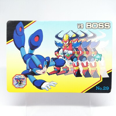 29 vs Boomer Kwanger Rockman X MEGAMAN X Mega (Rock) man X CAPCOM 1995 JAPAN