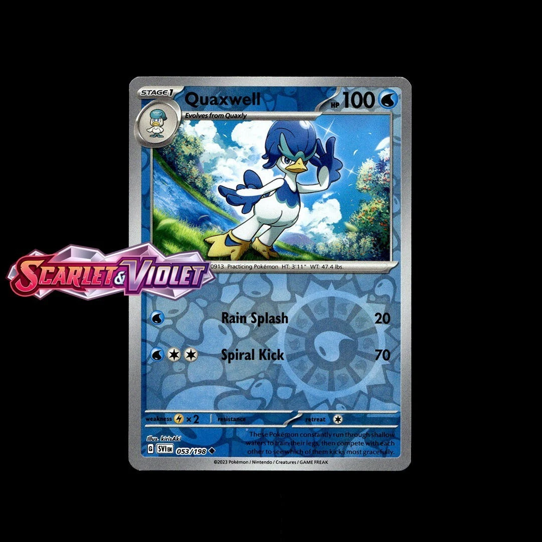 quaxwell pokemon card Amazon.com: Pokemon - Quaxwell 207/193 - Paldea Evolved - Illustration Rare