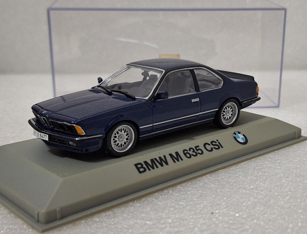 3) BMW M 635 CSI (E24) 1984 Blue 1:43 Minichamps EXTREMELY 3) BMW M 635 CSI (E24) 1984 Blue 1:43 Minichamps EXTREMELY