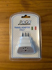 POGO Power Adapter for Italy Power on the go, Italy to universal  [ Type L]