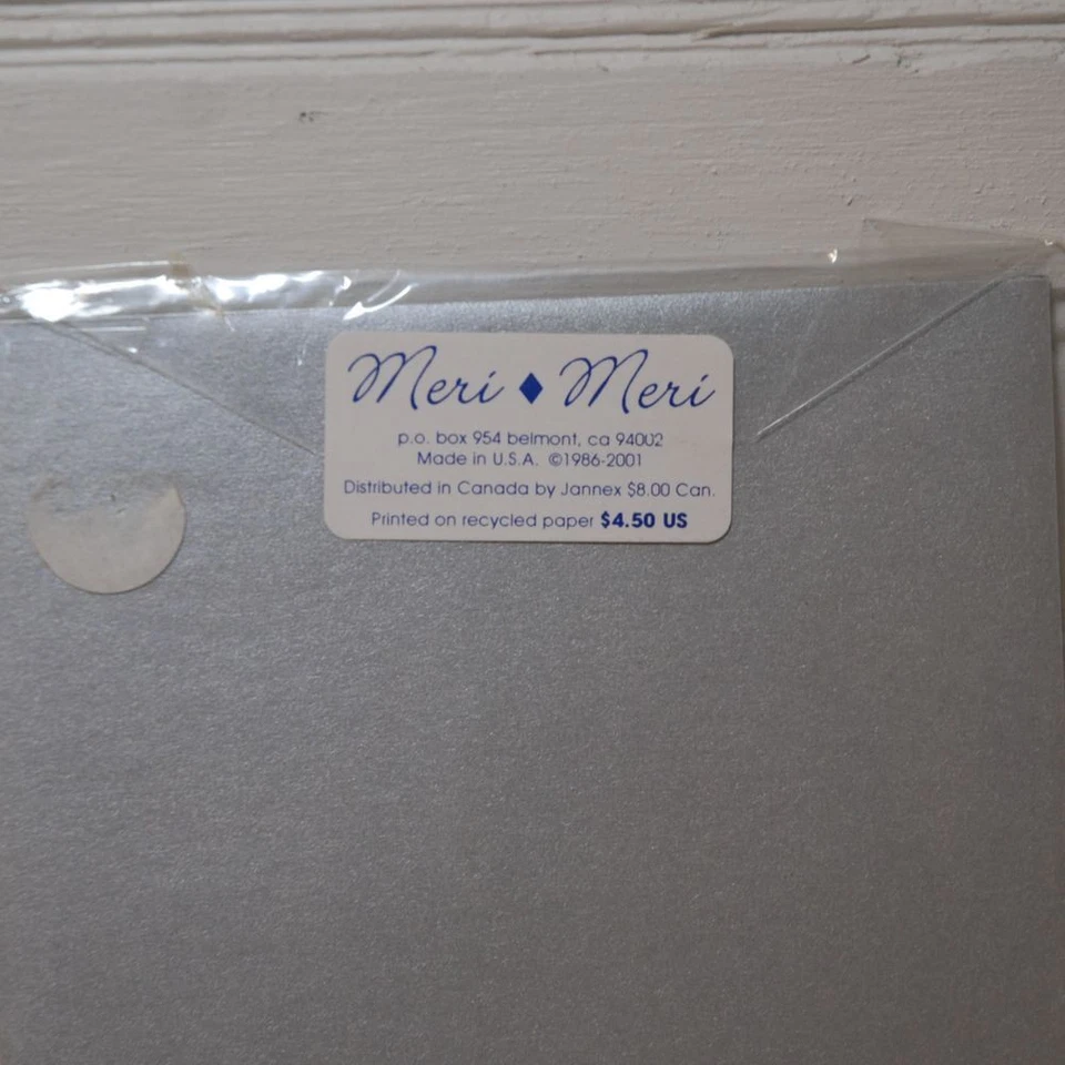 Vintage Greeting Card Meri Meri "Hey Girlfriend" 3D 5x7 Blank Y2K - Image 4 of 4