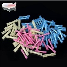 400/50x Waterproof Heat Shrink Butt Wire Connectors Splice Crimp Terminals Kit