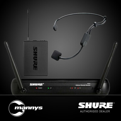 SHURE ワイヤレスヘッドセット　 SVX14 PGA31 SHURE、SVX14PGA31、800MHz、スピーチ用、ボーカル用