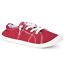 thumbnail 55  - Women&#039;s Canvas Shoes Slip On Casual Sneakers Low Top Lace up Sports Flats Shoes