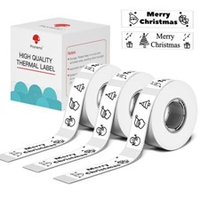 Phomemo D30 Label Tape for D30 D35 Q30 Q30S Q31 Q32 Label Maker Black on Whit...