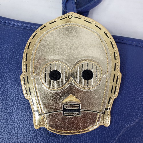 Loungefly Star Wars R2-D2 Blue Tote Purse C-3PO - Picture 2 of 9