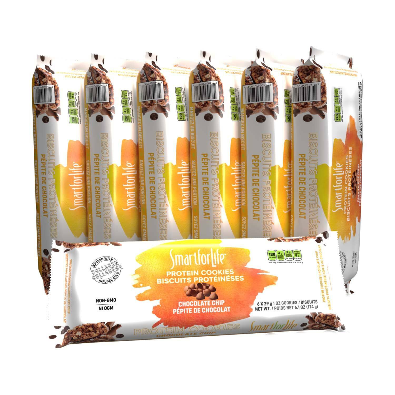 Sustitutos de comidas de 7 días Smart for Life galletas con chispas de chocolate