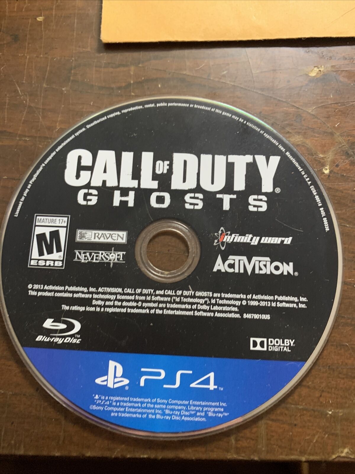 Call of Duty: Ghosts (PlayStation 4, 2013) for sale online