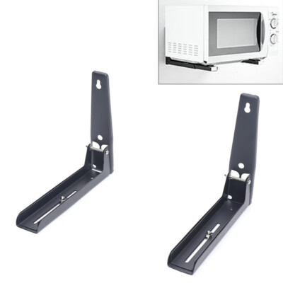 Heavy Duty Microwave Bracket Wall Mounted Rack Stainless Steel Shelf Adjustable