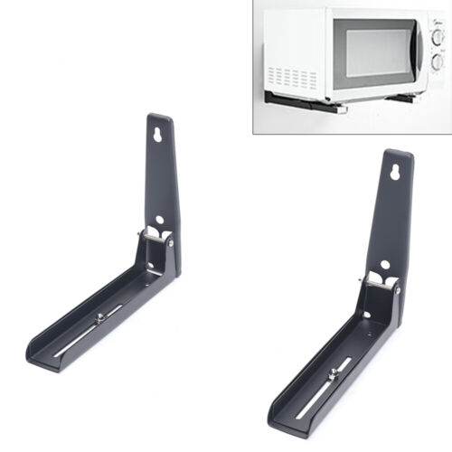 2PCS Foldable Stretch Oven Rack Microwave Oven Stand Kitchen Wall Mount Rack