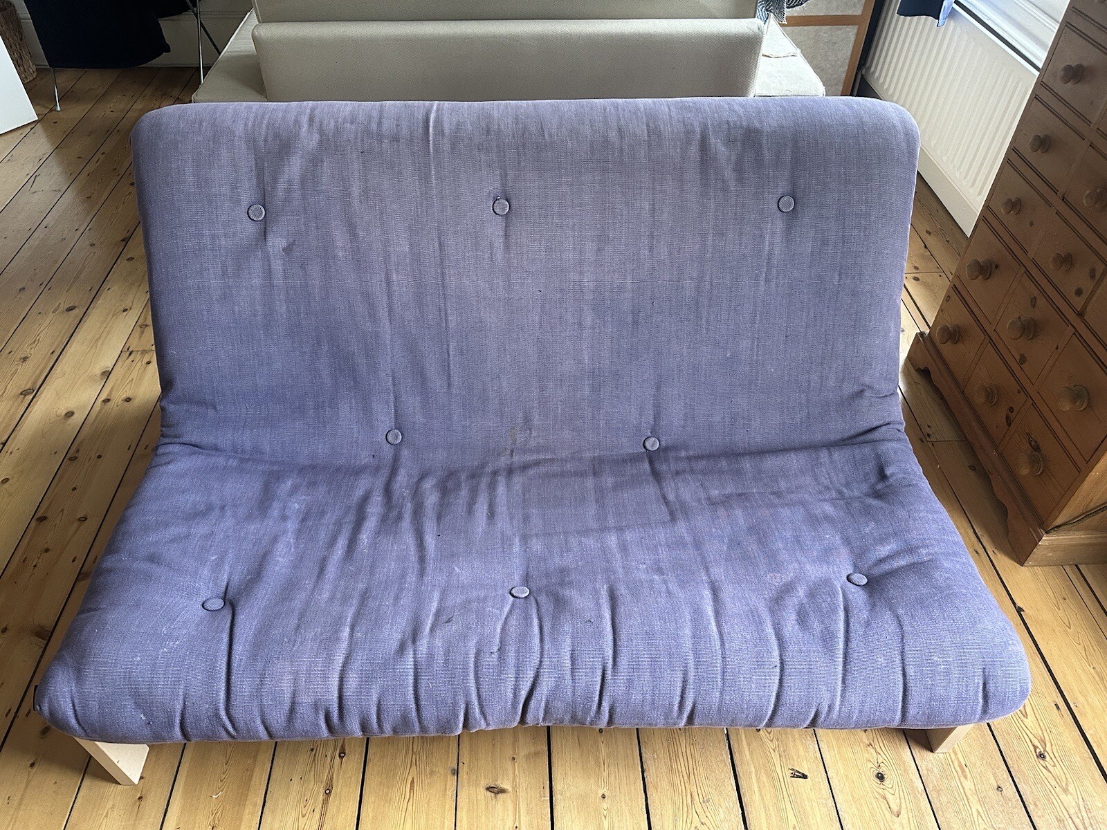 Futon Double Sofa Bed with Mattress eBay