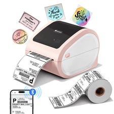 Phomemo 4X6 Shipping Label Printer Bluetooth Thermal Label Maker +500x Labels