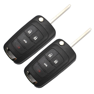 2X Remote Key Fob Shell Case for Chevrolet Camaro 2011 2012 2013 2014 2015 2016
