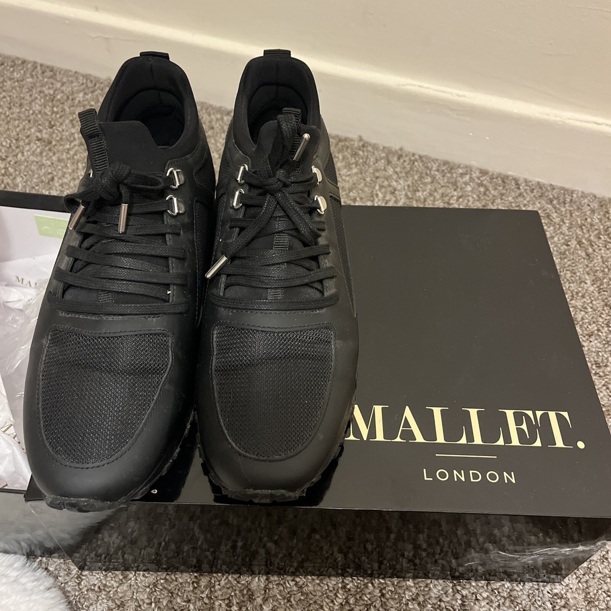 Tommy Mallet Mallet Diver Trainers Mallet Black Designer Trainers