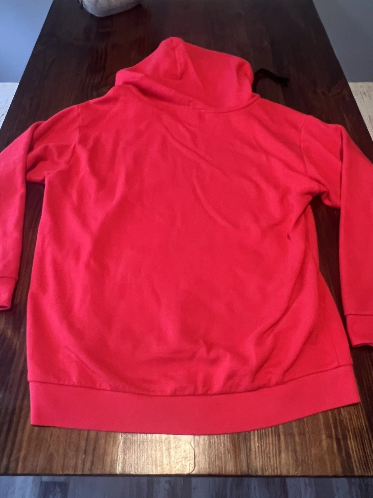 UNDERCOVER Felpa con cappuccio Victoria's Secret ROSA da donna rossa collo a V split collo taglia M