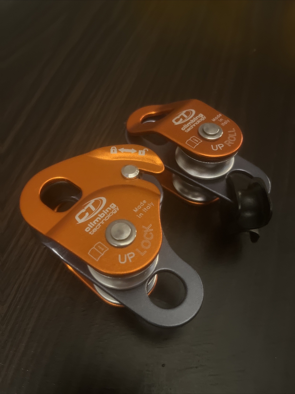Climbing Technology UpLock And upRoll Pulley Orange Dual eBay