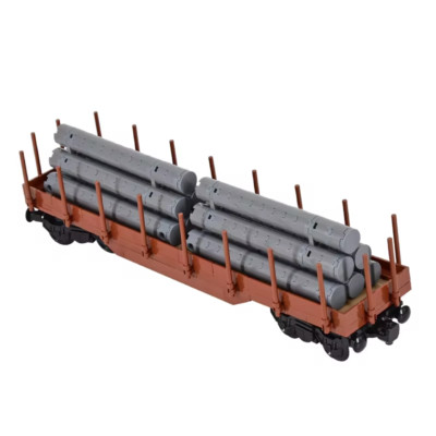 Zugfracht 4-achsiger Wagen MOC City große Tankbahn Güterbausteine