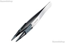 HOZAN P-640-J ESD/Elastomer-tip Tweezers, 1.5mm tip  -- Stock in USA/Quick Ship!