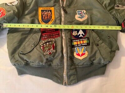 VINTAGE 1960'S MA-1 USAF Flight Bomber Jacket Size Small 60s VINTAGE 1960'S MA-1 USAF Flight Bomber Jacket Size Small 60s
