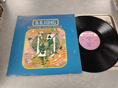 B.B. KING ~ BESSER ALS JE ZUVOR ~ EX/VG+ ~ UNITED US BLUES VINYL-LP ~ SCHÖNES AUDIO 