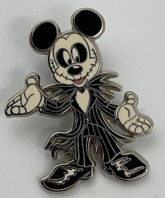 Disney Mickey Mouse Halloween Pin Jack Skellington Nightmare Before Christmas