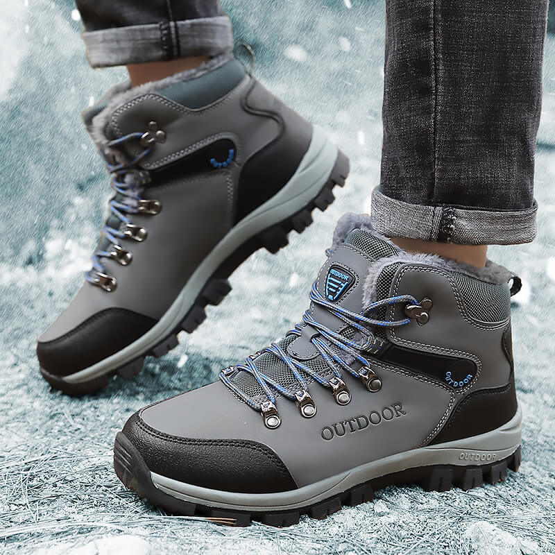 Waterproof Winter Men Women Shoes Snow Boots Fur-lined Slip  display picture 2