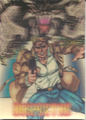1993 AR Comics Optigraphics Inspectre 3-D Card Lot of 2