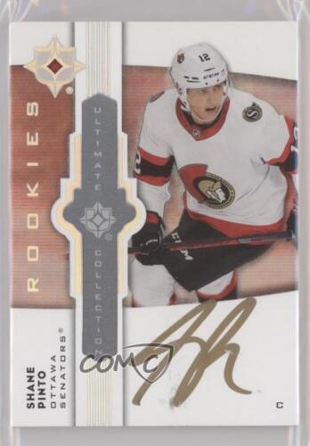 2021 Upper Deck Ultimate Collection Emblems Rookies Shane Pinto Rookie Auto RC - Picture 1 of 4
