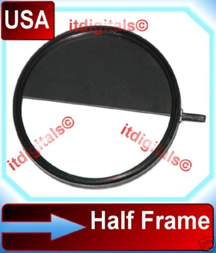 58mm Half Frame Lens Filter Attachment Double Exposure Two picture 1 Frame Trick - Image 3 of 3