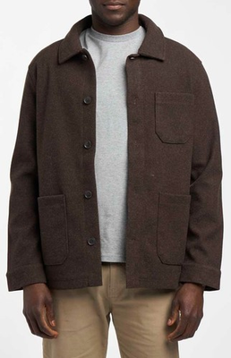 #ad #ad $165 7 Diamonds Small Brown Chore Coat Generation Button Workwear Jacket NWT $59.99