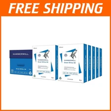 5000 Sheets 8.5x11 Printer Paper - 30% Recycled - 92 Bright