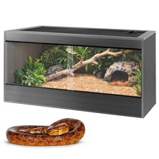 50 Gallon Reptile Enclosure Reptile Tank 36"x18"x18" Composite Wood Plastic Eco