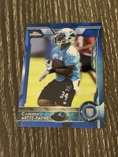 2015 Topps Chrome Blue Refractor /199 #167 CAMERON ARTIS-PAYNE Rookie Card RC. rookie card picture